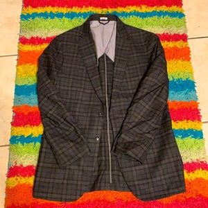 Peter millar M style MF19J05 SMO black grey and blue blazer men’s jacket